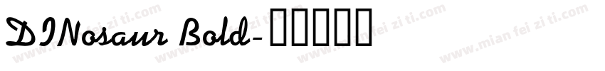 DINosaur Bold字体转换